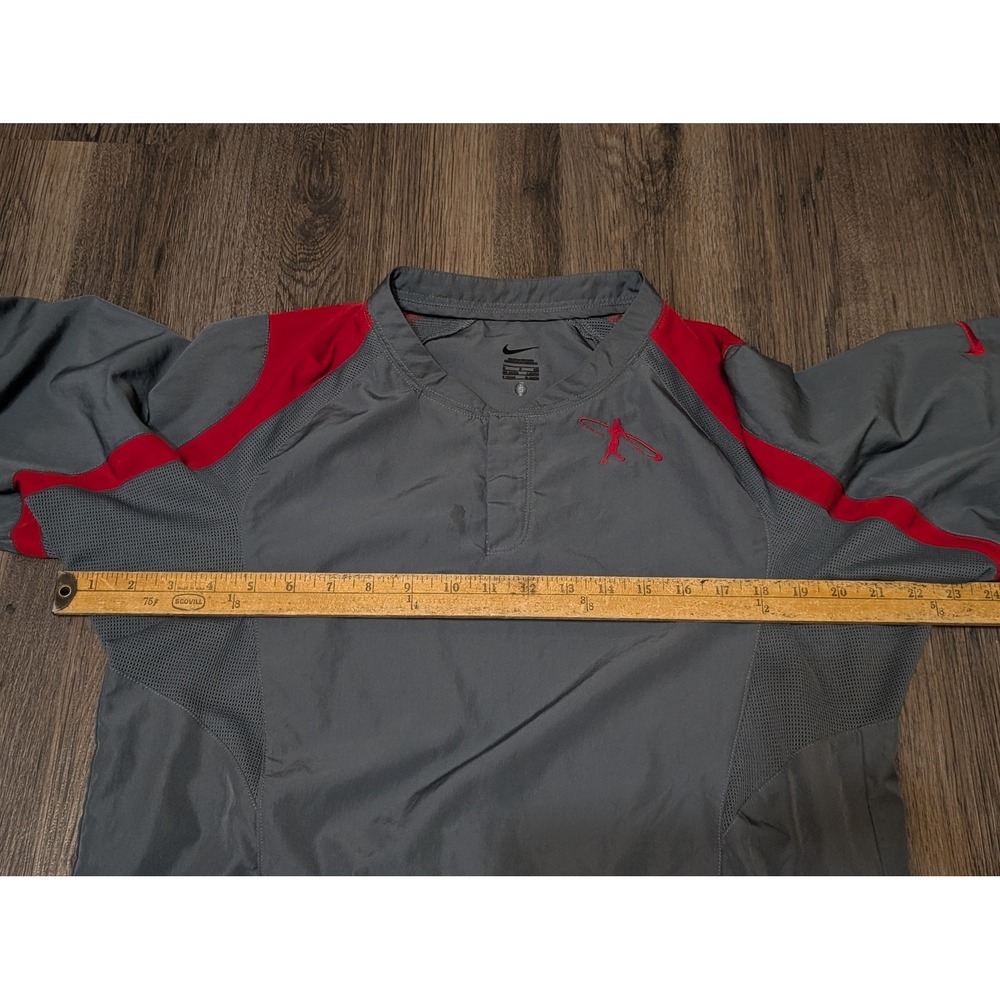 Nike Ken Griffey Jr. swingman Pullover Lightweight‎ Windbreaker Gray Size S - Picture 6 of 6